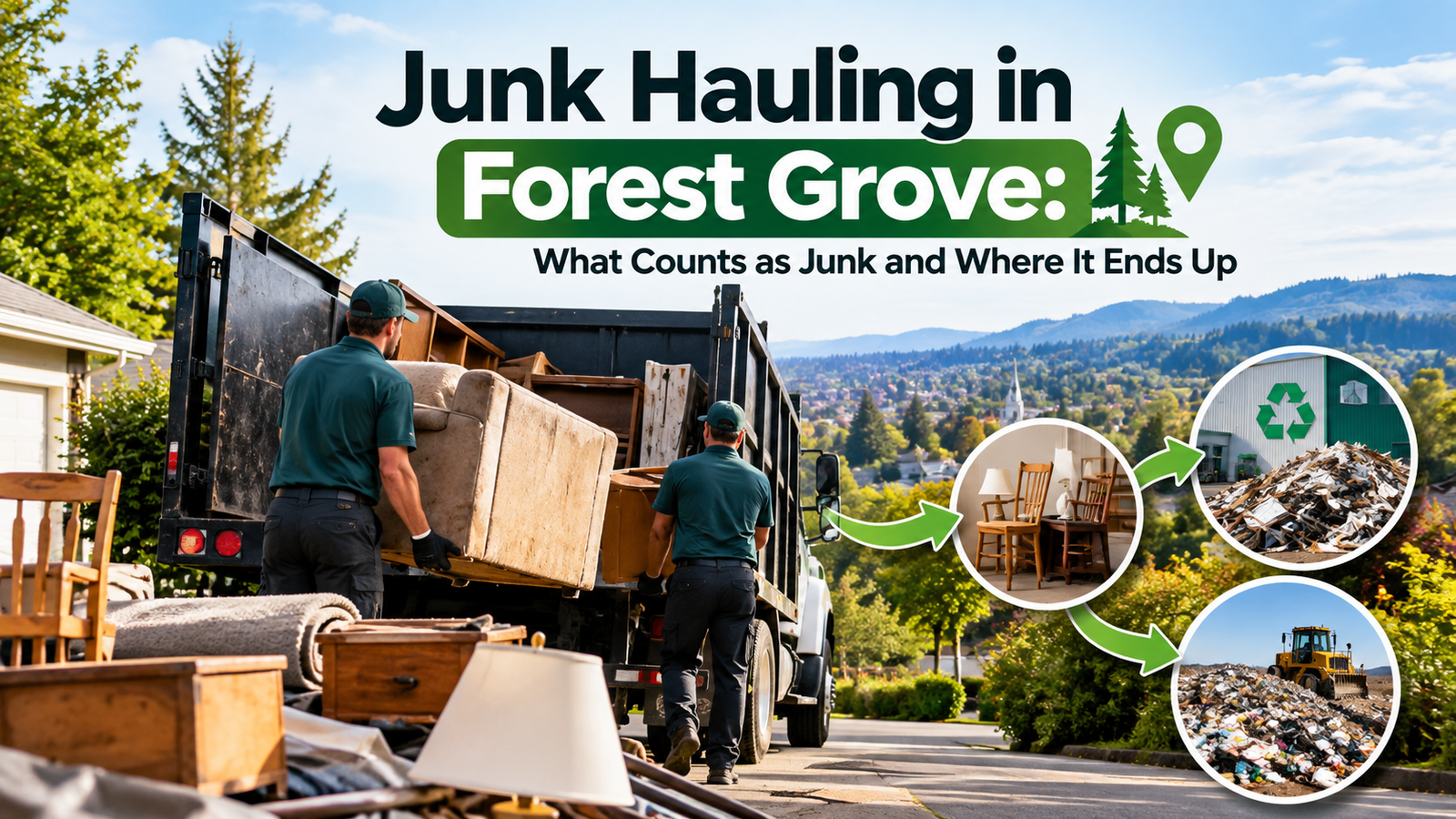 Junk Hauling in Forest Grove: What Counts as Junk and Where It Ends Up